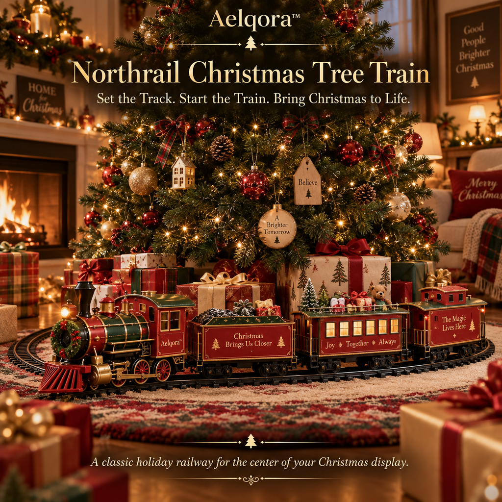 Aelqora™ Northrail Christmas Tree Train