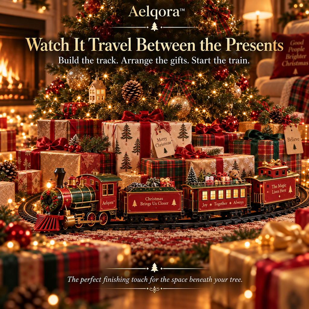 Aelqora™ Northrail Christmas Tree Train