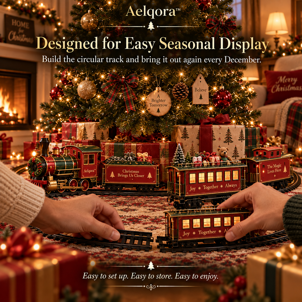 Aelqora™ Northrail Christmas Tree Train