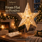 Aelqora™ Starlume Folding Christmas Star