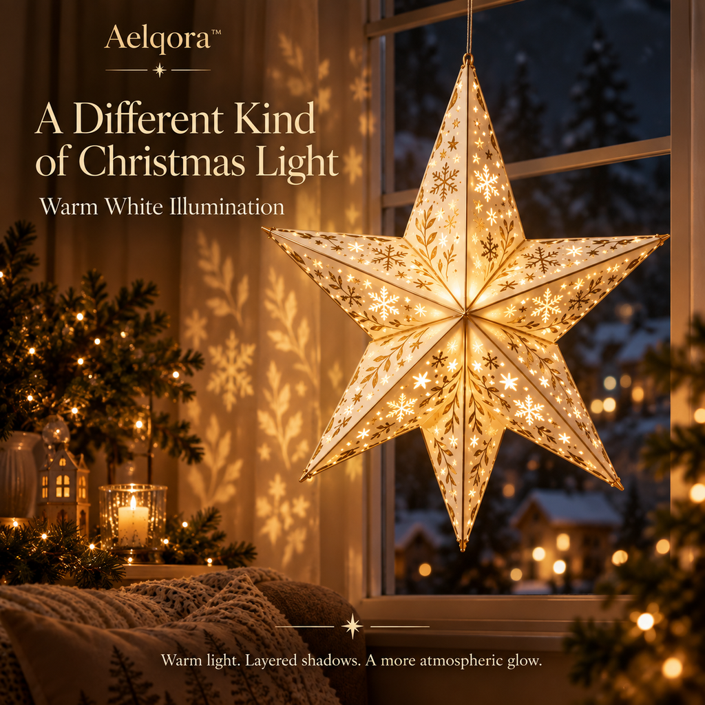 Aelqora™ Starlume Folding Christmas Star