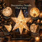 Aelqora™ Starlume Folding Christmas Star
