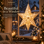 Aelqora™ Starlume Folding Christmas Star