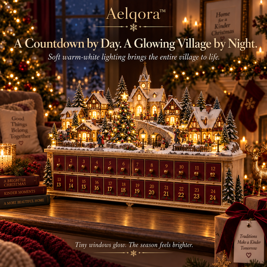 Aelqora™ Hearthvale Christmas Advent Village