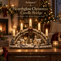Aelqora™ Hearthglow Christmas Candle Bridge