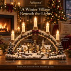Aelqora™ Hearthglow Christmas Candle Bridge