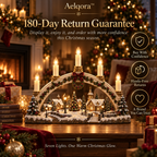 Aelqora™ Hearthglow Christmas Candle Bridge