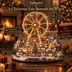 Aelqora™ Starwheel Christmas Ferris Wheel Village
