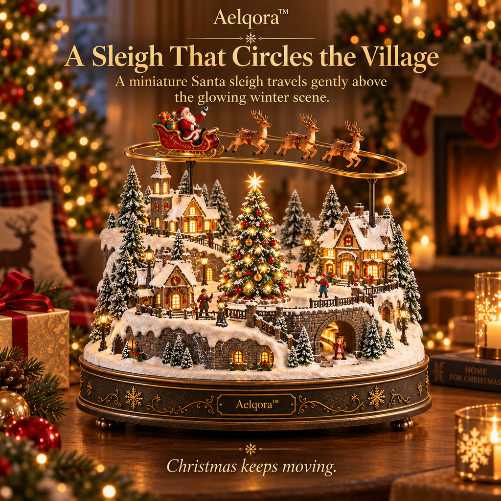 Aelqora™ Sleighbound Christmas Village