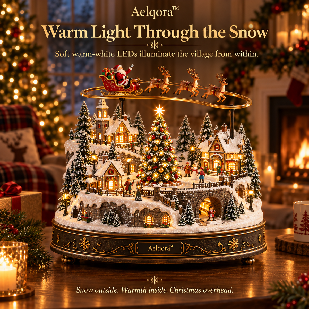 Aelqora™ Sleighbound Christmas Village
