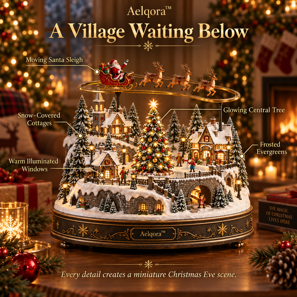 Aelqora™ Sleighbound Christmas Village