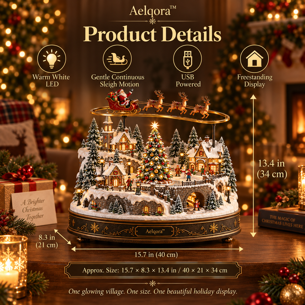 Aelqora™ Sleighbound Christmas Village