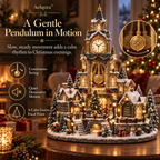 Aelqora™ Everchime Christmas Clocktower Village